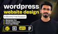create wordpress website design, redesign wordpress business website development
