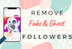 unfollow fake bot or ghost instagram followers