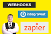 connect services with webhooks zapier integromat api