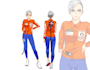 make your character design with manga style