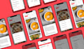 design a modern and clean mobile app UI
