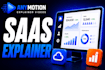 create a 2d animated saas explainer video for your business