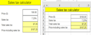 make a custom price calculator or convert excel into web
