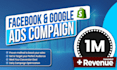 setup and manage facebook and google ads for shopify