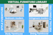 do best virtual staging, virtual renovation for real estate