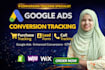 fix or setup google ads conversion tracking on shopify, woocommerce