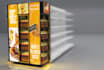 design a 3d photorealistic display, retail, and gondola