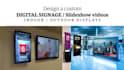 design and animate custom digital signage led TV, stage screen or slideshow etc
