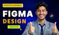 do figma design website, website landing page, website ui ux, website mockup