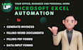 microsoft excel automation and mail merge