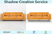 photoshop shadow services, natural, drop and reflection