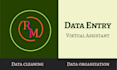 do data entry, copy paste, web research, web scraping, and excel data entry