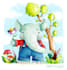 illustrate a childrens book series with magical art