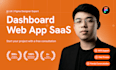 design web app, dashboard with the premium UI and UX