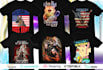 do custom graphic t shirt and typography tshirt design