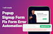 wordpress popup optin form, contact mailchimp pop up, fix elementor signup error