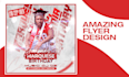 design flyer, bifold, club poster, business brochure