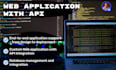 create python based web application with API integration