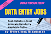 do fast reliable and most accurate data entry jobs