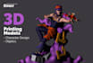 create a 3d printing model