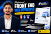 be your front end web developer html css bootstrap coder