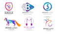 design gradient minimalist business logo in 24hr