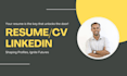 do resume and linkedin profile optimization professionally