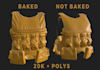 bake your high poly mesh onto a low poly mesh