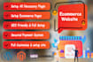 develop a modern woocommerce or shopify website