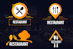 design a professional business logo with two sample