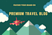 publish guest post on premium travel blogs