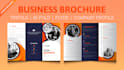design awesome brochure, bifold, trifold  brochure, flyer template