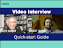 professionally edit cutting and merging zoom interviews and zoom meetings video