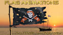 create flag animation with logo, text or image