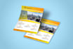 design modern business, corporate, advertising flyer