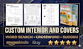 create sudoku, word search, crossword puzzle books, cover design for amazon KDP