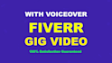 create fiverr gig video with voiceover