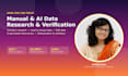 do manual data research, verification, and cleaning