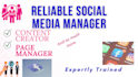 manage your social media pages