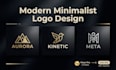 create minimalist logo design for your business or startup