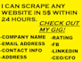 scrape google map or business data with email address
