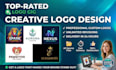 do amazing eye catching logo animation in 4k