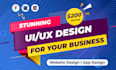 create professional website ui design