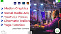 do professional video editing for youtube, social media and reels