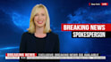 provide a breaking news spokesperson video