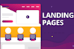 design landing pages in php, html, css, javascript, bootstrap