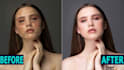 high end skin retouching and sculpting in photoshop