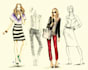 draw a fashion sketch