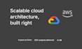 architect scalable AWS gcp or kubernetes cloud infrastructure