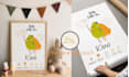 create a personalized kids name print and nursery wall art